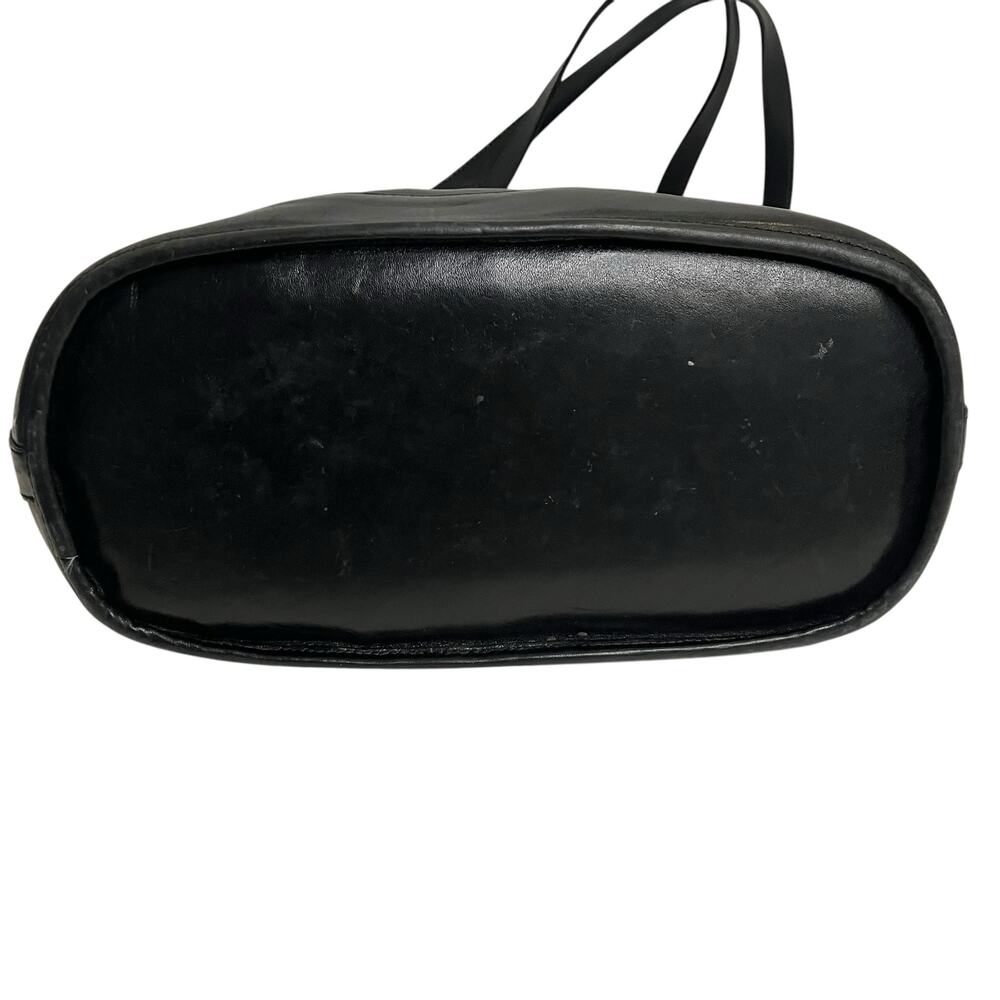Brahmin Black Leather Tote Shoulder Bag - Picture 6 of 12
